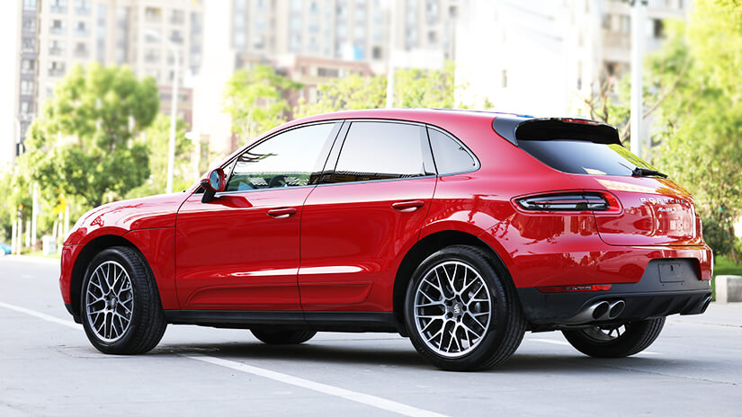 保時(shí)捷車衣施工過程