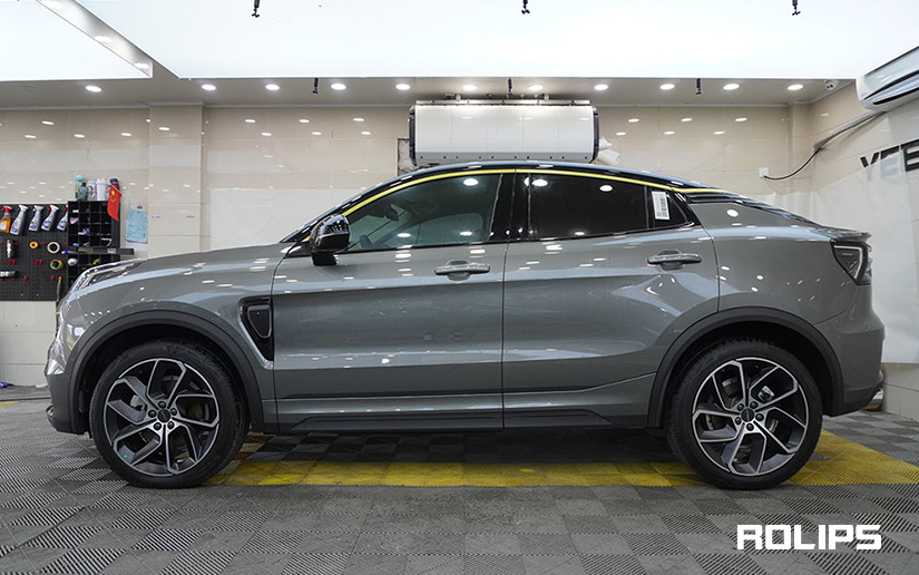 不到30萬(wàn)也可以施工隱形車(chē)衣，領(lǐng)克05貼ROLIPS車(chē)衣